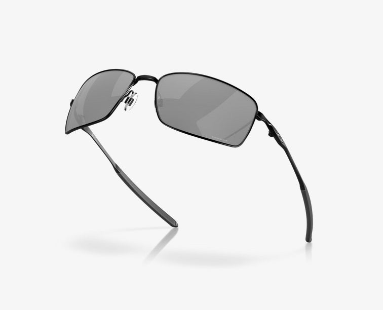 Oakley Square Wire Sunglasses OO4075-1360-Polished Black/Prizm Black