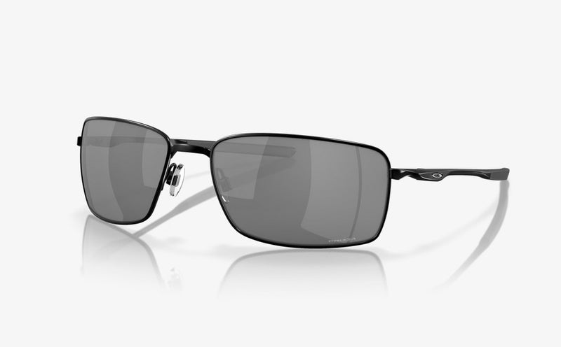 Oakley Square Wire Sunglasses OO4075-1360-Polished Black/Prizm Black