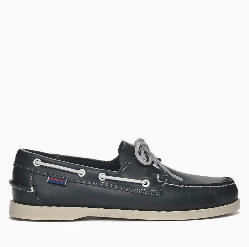 Sebago Docksides Moccasin Mens-Blue Navy