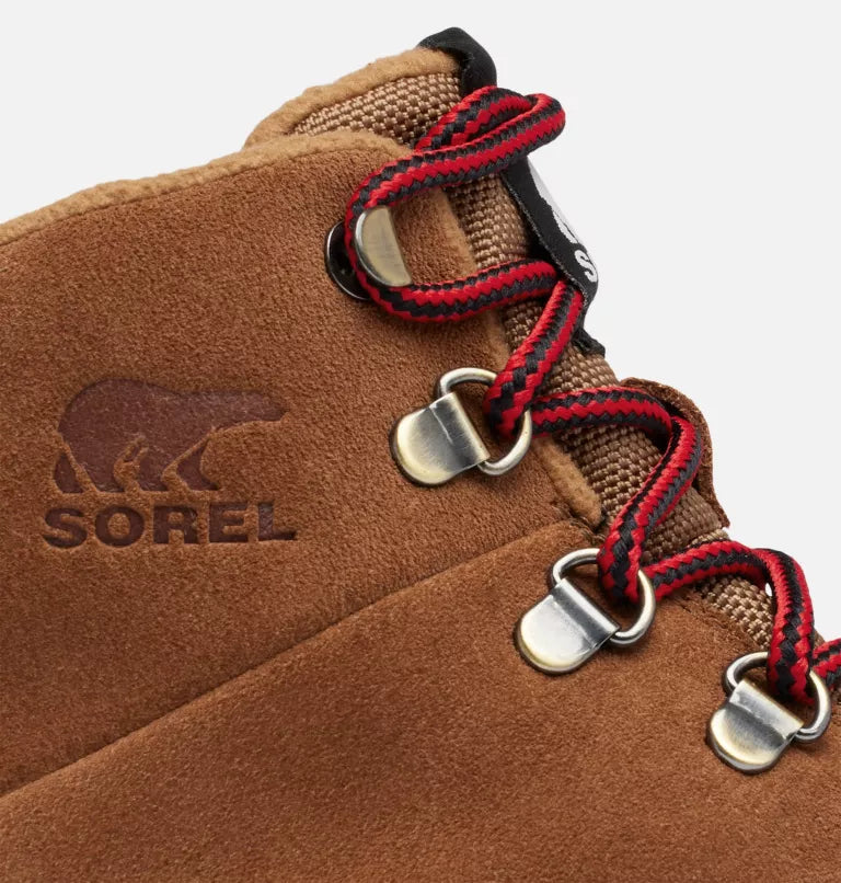 Sorel Men's Explorer III Blazer Waterproof Boots-Velvet Tan, Blackened Brown