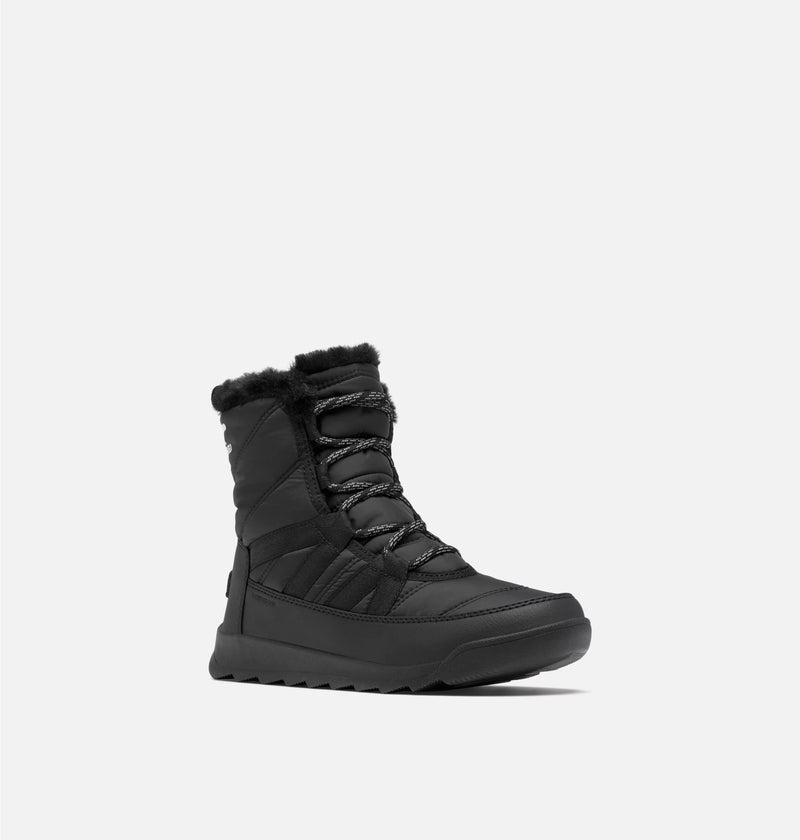 Sorel Women's Whitney II Plus Lace Waterproof Snow Boots-Black, Quarry