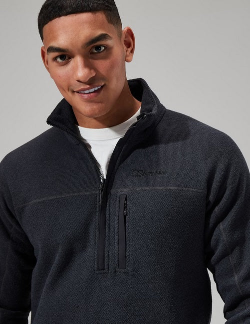 Berghaus Men's Stainton 2.0 Half Zip-Black/Grey