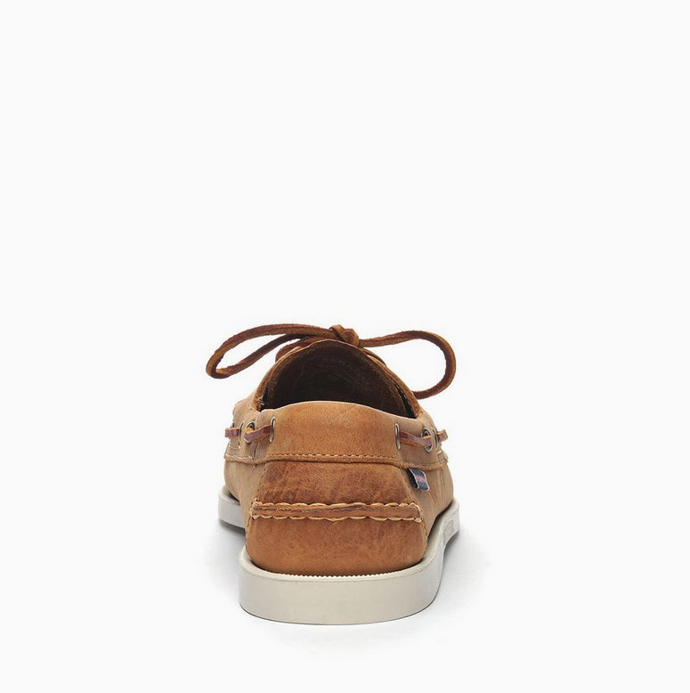 Sebago Docksides Portland Crazy Horse-Brown Tan