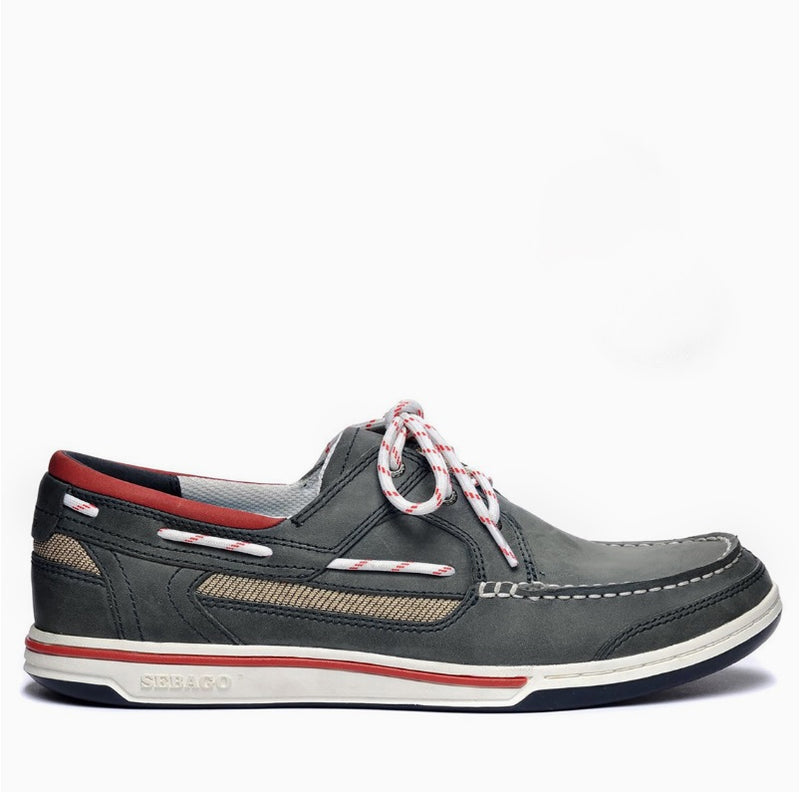 Sebago Triton Three-Eye Boat Shoe Men's-Blue Navy