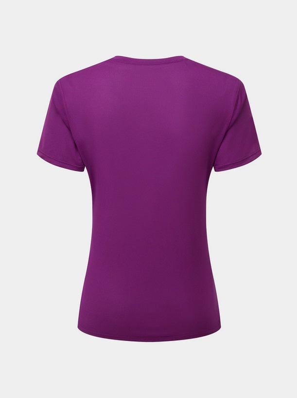 Ronhill Women's Tech S/S Tee-Grape Juice/Saffron