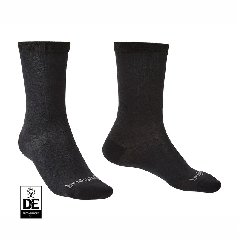 Bridgedale Men's Base Layer Coolmax Liner Twin Pack Socks-Assorted Colours