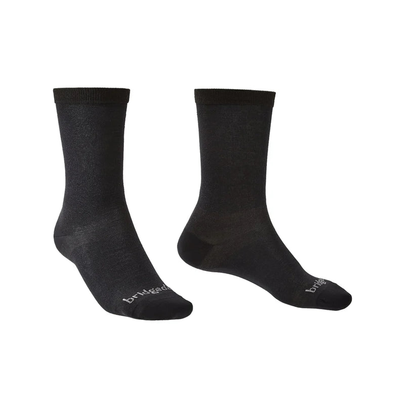 Bridgedale Men's Base Layer Coolmax Liner Twin Pack Socks-Assorted Colours