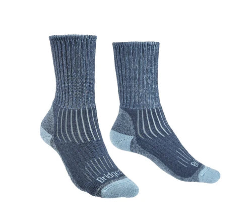 Bridgedale Women's Midweight Merino Comfort Boot Socks-Assorted Colours