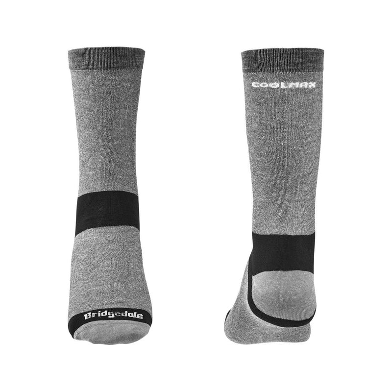 Bridgedale Men's Base Layer Coolmax Liner Twin Pack Socks-Assorted Colours