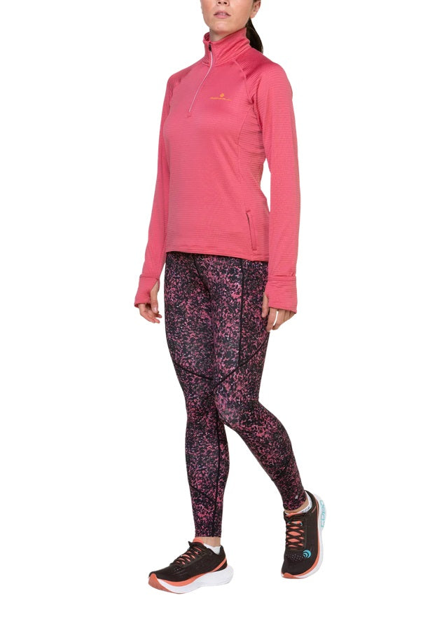 Ronhill Women's Tech Tight-Salsa Sprinkle