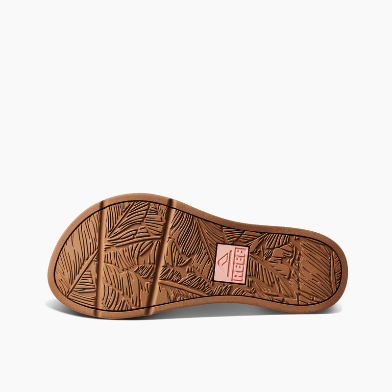 Reef Santa Ana Womens Flip Flops-Peach Parfait