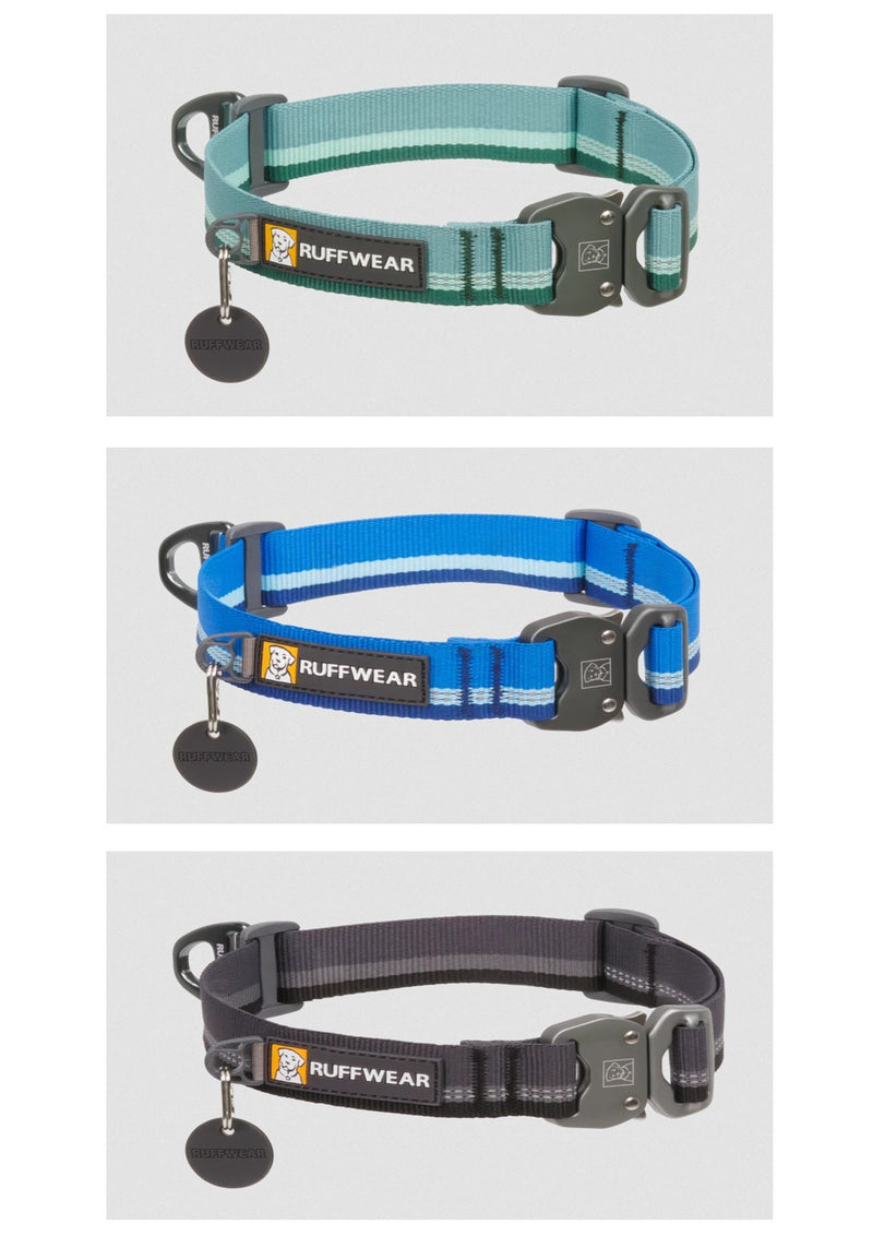 Ruffwear Top Rope Metal Buckle Dog Collar-Assorted Colours