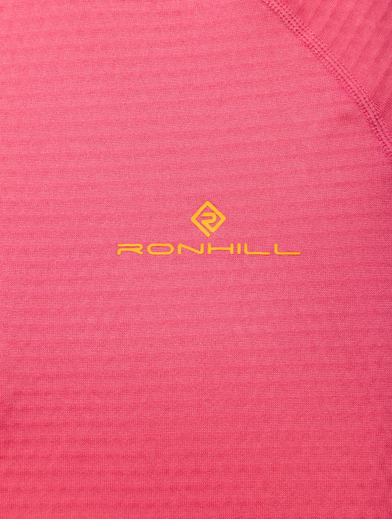 Ronhill Women's Tech Winter 1/2 Zip-Salsa/Mango