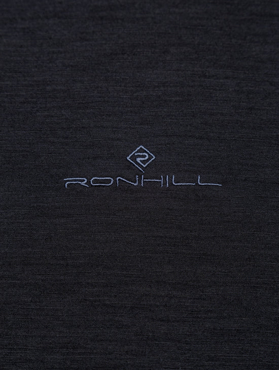 Ronhill Men's Tech Merino 1/2 Zip-Black/Lake