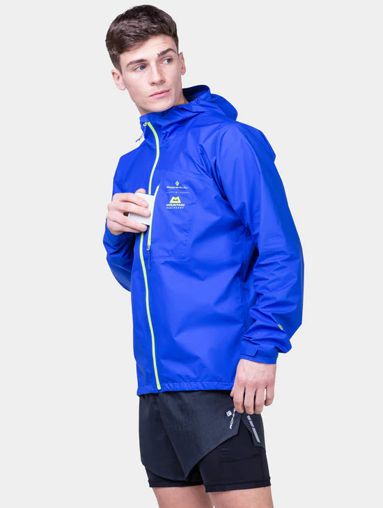 Ronhill Men's Tech Gore-Tex Mercurial Jacket-Azurite/Citrus