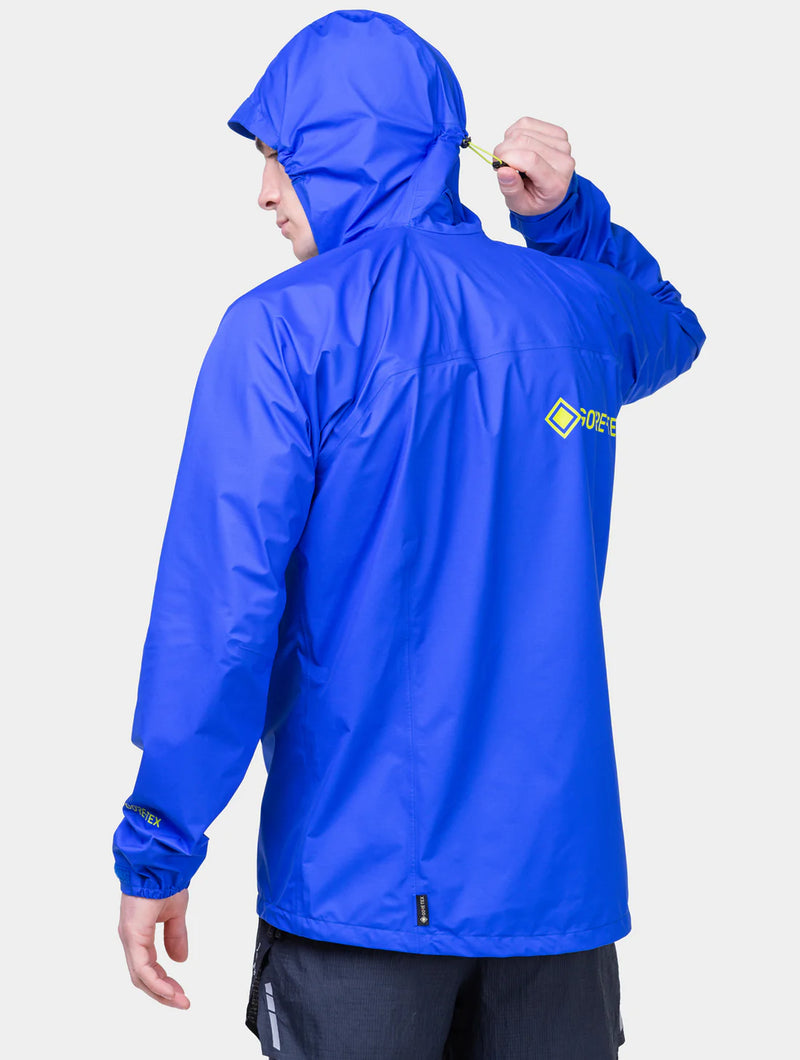 Ronhill Men's Tech Gore-Tex Mercurial Jacket-Azurite/Citrus