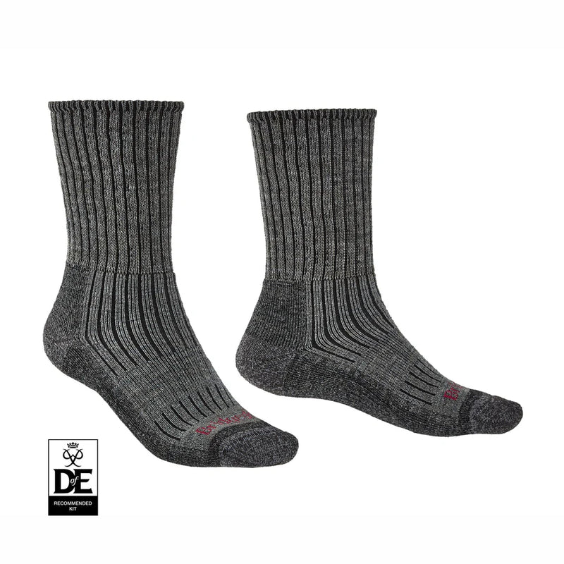 Bridgedale Men's Midweight Merino Comfort Boot Socks-Assorted Colours