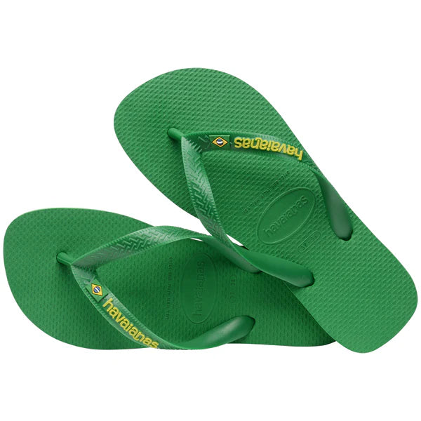 Havaianas Men's Brasil Logo Neon Flip Flops-Assorted Colours