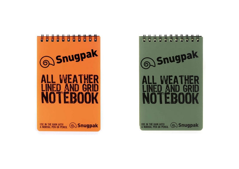 Snugpak Water Resistant Notebook-Assorted Colours