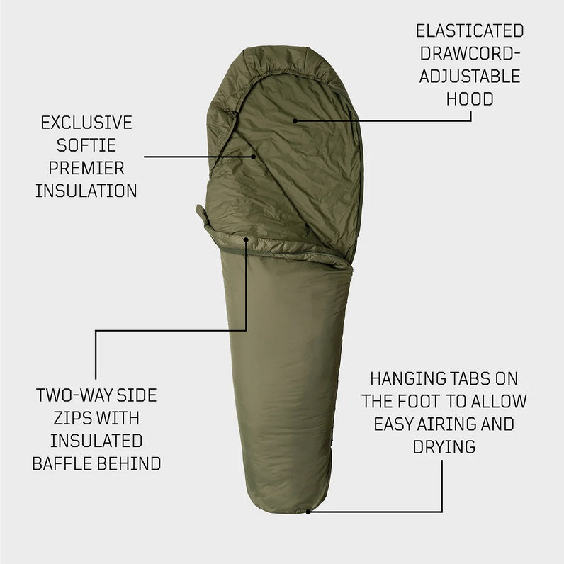 Snugpak Softie 3 Merlin Sleeping Bag UK MADE-Assorted Colours