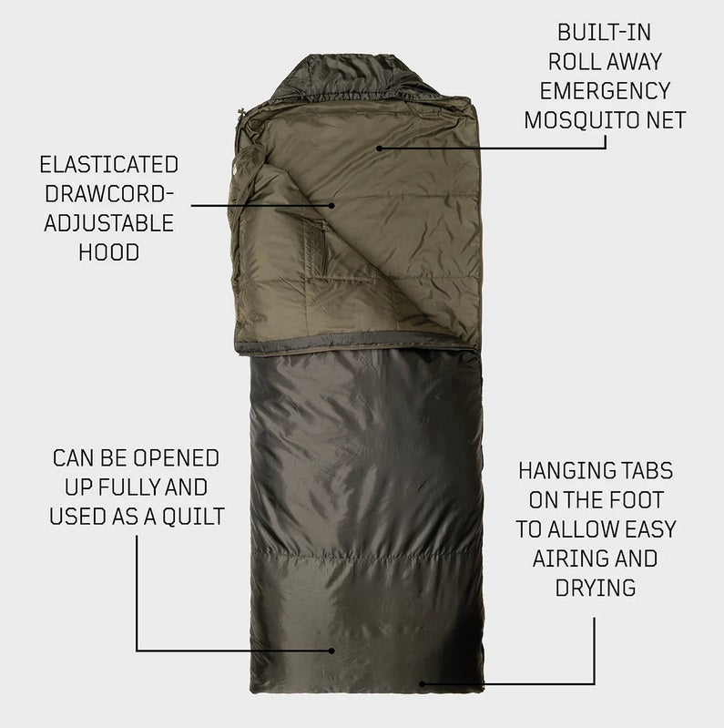 Snugpak Jungle Sleeping Bag-Assorted Colours