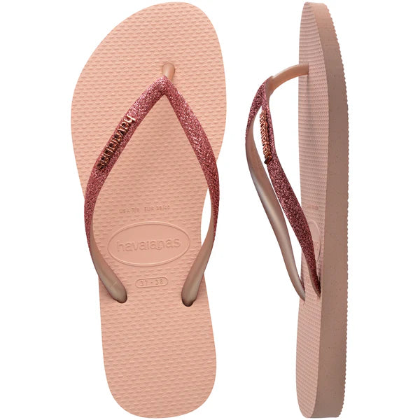 Havaianas Women's Slim Glitter II Flip Flops-Assorted Colours