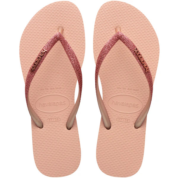 Havaianas Women's Slim Glitter II Flip Flops-Assorted Colours