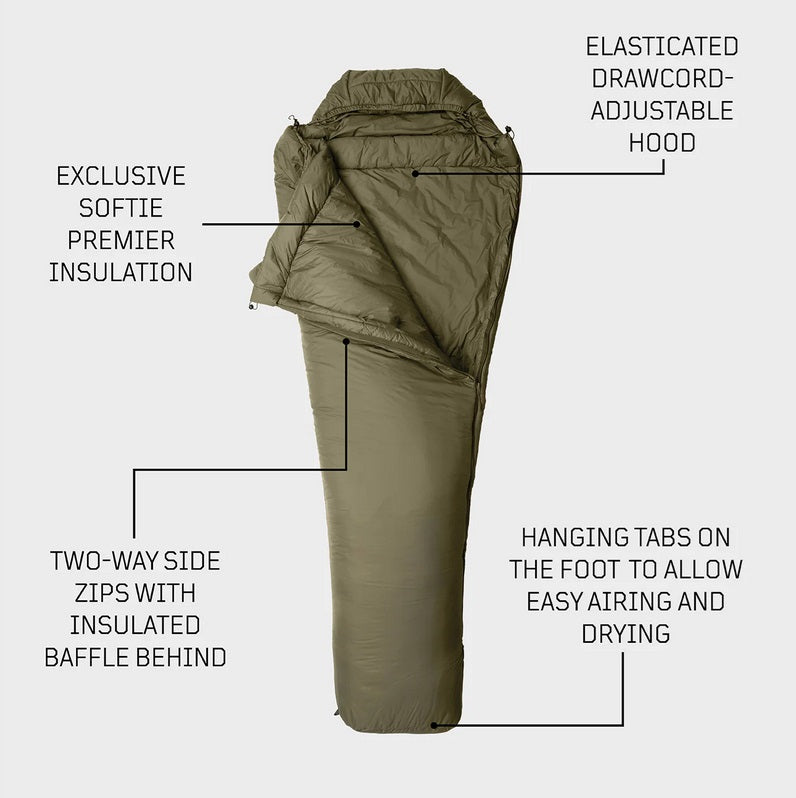 Snugpak Softie 10 Harrier Sleeping Bag UK MADE-Assorted Colours