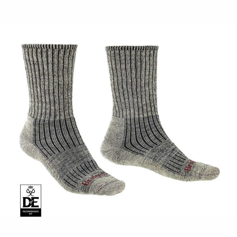 Bridgedale Men's Midweight Merino Comfort Boot Socks-Assorted Colours