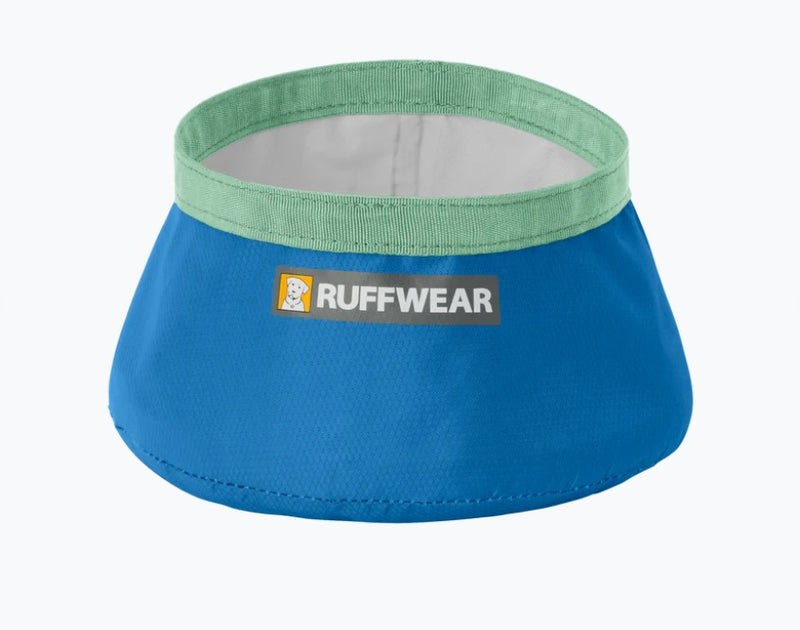 Ruffwear Trail Runner Ultralight Dog Bowl-Blue Pool