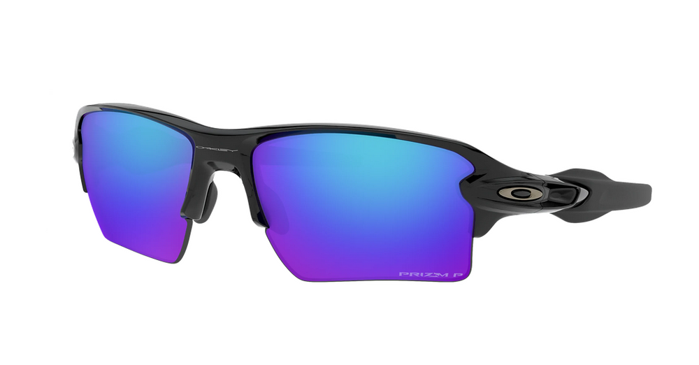 Oakley Flak 2.0 XL OO9188 F759 Polished Black Prizm Sapphire Polarized