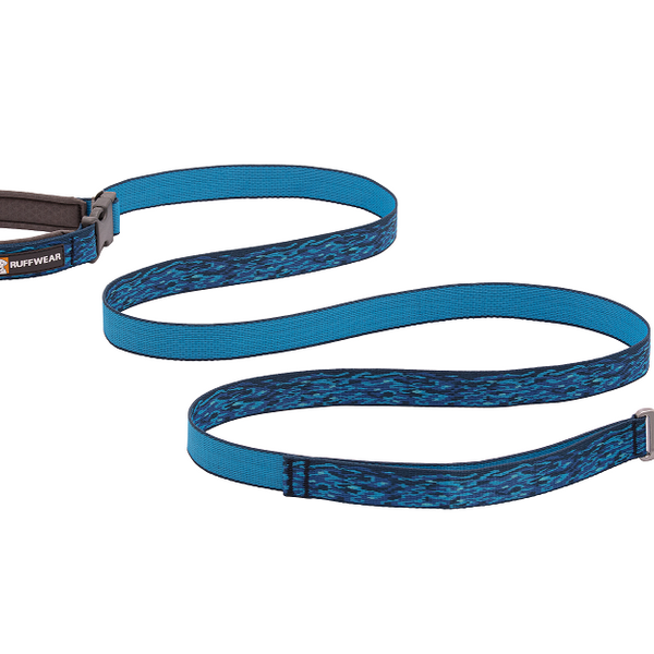 Ruffwear Flat Out Adjustable Dog Leash Oceanic Distortion