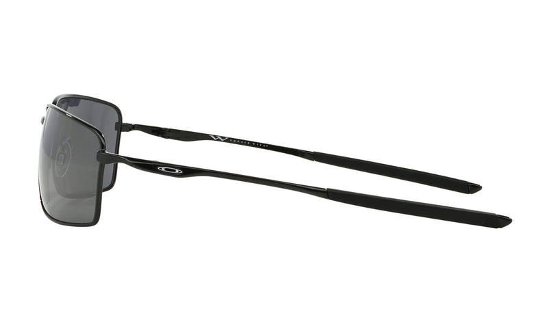 Oakley Square Wire Sunglasses OO4075-01-Polished Black/Black Iridium